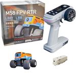 LDARC 1:58 Scale Mini FPV RC Car RTR, FPV Camera, Supports 5.8G FPV Glasses (Not Included), with 2.4G 8-Channel Remote, Comes with a DIY Replaceable Body Shell