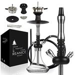 REANICE 17" Hookah Set with 1 Hose Glass Hookah Kit with Shisha …