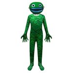 Kids Boys Girls Ban Ban JUMBO JOSH Opila Bird Horror Game Halloween Cosplay Costume Party Fancy Outfits(110,green)