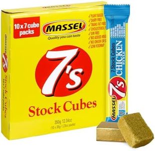 Massel 7's Chicken Style Stock Cubes - Plant Based, Low FODMAP & Gluten-Free, 35g x 10 Pack