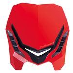 Polisport 8670800004 - E-BLAZE Carbon Fibre Headlight with LED Lamp Compatible with All Motocross/Enduro Models in Red