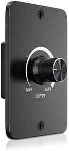 Bonlux Interruptor Regulador de Luz Dimmer LED PWM DC 12V 5A Dimmer con Mando para acampadas, barcos, camiones, caravanas, luces LED ajustables DC 12V, lámparas incandescentes
