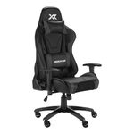 X-Rocker Agility Sport High Back eSports Gaming Chair for Adults & Teens - 3D Armrests, Head & Lumbar Cushion, Height Adjustable Recliner, Wipe-Clean Faux Leather - Carbon Black
