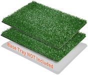 Dog Pee Grass Pet Loo Indoor/Outdoor Portable Potty, Washable Professional Artificial Grass Patch Mat Rug Turf for Pet Training with Drainage Hole & Easy to Clean(Replacement Grass, 27.6"x43.7")