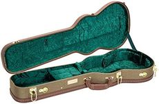 Crossrock Deluxe Hard-shell Wood Case for Concert Ukuleles, Backpack Style, Vintage Green (CRW700CUGN)