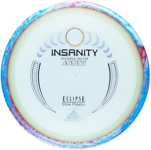 Axiom Discs Eclipse Glow 2.0 Insanity Disc Golf Distance Driver (170-175g / Colors May Vary)
