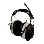 3m Worktunes Bluetooth Hearing Protection with Am/fm Radio, Black and Grey