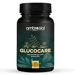 Ambrosial Glucocare | Bitter Melon | Neem | Black Plum (Jamun) | Sugar & Diabetes Support | Helps in Balancing Blood Sugar | 100% Natural Ingredients | 60 Tablets