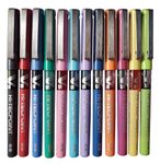 PILOT HI-TECPOINT V5 Rainbow Pens, Pack of 12 Multicolor Ink set