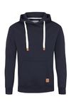 Mens OH Overhead Pullover Fleece Hoodie OH Hoody Hooded Sweatshirt Grey Black (X-Large, Navy)