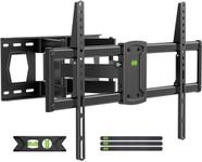 USX MOUNT TV Wall Mount for Most 37-86 inch TVs Hold up to 120lbs, Full Motion Wall Mount TV Bracket Swivel and Tilt, TV Mount with Dual Articulating Arms Extension Max VESA 600x400mm, 16" Wood Studs