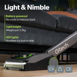 Gtech AirRAM MK2 Cordless Vacuum Cleaner – Lightweight Bagless
