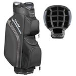 Golf Bags Durable Golf Cart Bag with Rainhood and 14 Way Top Full Length Divider and 9 Pockets for Organization，for Men Woman (Black/Gray)