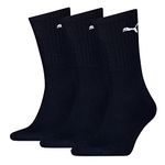 PUMA Men's 3p Puma Sport Sock, Dark Navy, 8-Jun UK