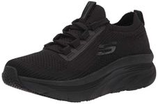 Skechers Women's Slip on Athletic Styling Health Care Professional Shoe, Black, 6 UK