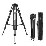 SmallRig AD-80 FreeBlazer Heavy-Duty Aluminum Alloy Tripod, 71" Video Tripod with 75mm Bowl Adapter,One-Step Height Adjustment, Load up to 33lbs, Professional Tripod for DSLR, Camera, Camcorder - 4164