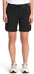 THE NORTH FACE Women's Aphrodite Motion Bermuda Short, TNF Black 2, Small Long