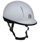 TuffRider Starter Basic Horse Riding Helmet Protective Head Gear for Equestrian Riders - SEI Certified -White - L