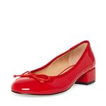 Steve Madden Women's Cherish Pump, Red Patent, 6.5 UK