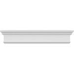 Ekena Millwork CRH07X38 38-Inch Bottom Width x 41 1/2-Inch Top Width x 7 1/4-Inch H x 1-Inch P Crosshead with Trim