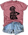 Juneteenth Shirts: Women Black Girl Magic Shirt Melanin T-Shirt Afro Praying Shirt Black Queen Graphic Tee Tops, Pink, X-Large