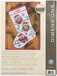 Dimensions Needlecrafts 70-08951 Holiday Hooties Stocking Counted Cross Stitch Kit