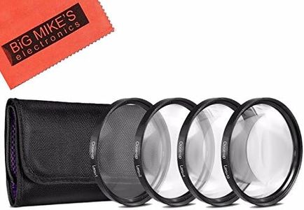 82mm Close-Up Filter Set (+1, +2, +4 and +10 Diopters) Magnification Kit for Canon EF 16-35mm f/2.8L, EF 24-70mm f/2.8L Lenses