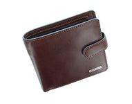 VISCONTI Alps Collection Tom Bi-Fold Leather Wallet with RFID Protection - ALP86 Brown