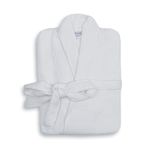 The Plum Blossom Company Waffle Resort Robe 100% Cotton XS/S, S/M, M/L White, Beige and Dark Grey (CA/US, Alpha, Small, Medium, Regular, Regular, Snow White)