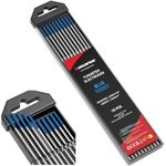 ARCCAPTAIN TIG Welding Tungsten Electrode Blue 2% Lanthanated 10-Pack 1/16" x 7" (WL20/EWLa-2)