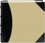 Pioneer Photo Albums 622500 High Capacity Photo Album, 500 Memo Pockets, Black and Beige