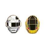 Daft Punk Enamel Lapel Pins (1")