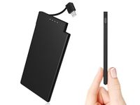 Auskang Portable Charger 5000mAh with Built in Lightning Cable Compatible with iPhone 14/13/12/11/ X/ 8/7/ 6/5/ SE Series Slim Power Bank