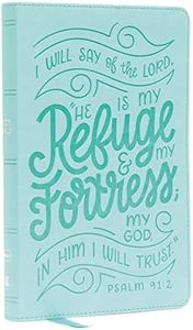 NKJV, Thinline Youth Edition Bible, Verse Art Cover Collection, Turquoise Leathersoft, Red Letter, Comfort Print: Holy Bible, New King James Version