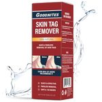 Goodnites Fast-Acting Skin Tag Removal Kit, Natural and Gentle Salicylic Acid Formula, Zero Pain Skin Tag Remover, Suitable for Neck, Underarms, Groin, Trusted by The Whole Family, 30ML