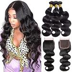 Body Wave 3 Bundles with Closure,12