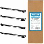 IMPRESA - XL Appliance Dolly w/ 18.5-28.75 In Extendable Slider - 770lb Capacity Appliance Rollers w/Adjustable Base for Washer and Dryer - Wheels for Kitchen Appliances & Heavy Furniture (4 Pack)