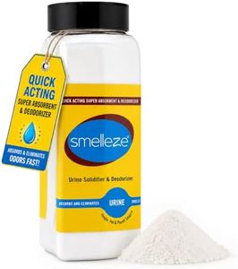 SMELLEZE Urine Absorbent Powder Odor Eliminator Solidifier - 2 lb. Bottle