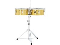 LP Latin Percussion Timbales Tito Puente Solid Brass 12"/13" LP255-B