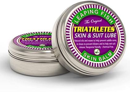 Leaping Fish Triathletes Skin & Suit Lube - Prevents Chafing Throughout Your Triathlon - 60g Tin. Made In The UK.