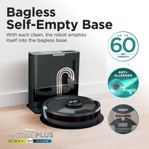 Shark Matrix Plus Robot Vacuum Mop – Self-Cleaning, Multi-Surface