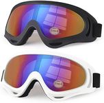 Motorcycle Goggles Kids, 2 Pack Dir