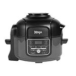 Ninja Foodi MINI Multi-Cooker [OP100UK], 6-in-1, 4.7L, Electric Stainless steel Pressure Cooker and Air Fryer, Grey and Black