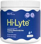 Keto K1000 Electrolyte Powder | Hydration Supplement Drink Mix | Raw Mineral Flavor, No Stevia | 50 Servings | Boost Energy & Beat Leg Cramps | No Maltodextrin or Sugar