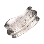 Energy Stone Simplicity Sterling Silver Meditation Spinner Ring (Style SR63) (8)