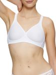Triumph Women's Modern Soft+Cotton N, Wireless Bra, WHITE