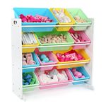 Humble Crew Toy Organizer Storage Bins, Pastel