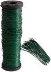 Royal Imports Bulk Green Paddle Wire Spool 150 YD roll, 24 Gauge, Floral Arrangements, Florist Supplies, Jewelry, Gift, Crafts, Wreath Making, Flower Garland, Plant Stem Garden Ties, Bouquet Bind Wrap