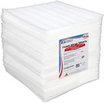 100 Pack Premium Cushioning Foam Wrap Sheets 12x12x1/16" Packing Foam Sheets for Fragile Items and Moving Supplies for Dish Packing