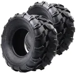 ATV Trail Tires Set of 2, 18x9.5-8/4PR Knobby Sport Tires, Tubeless,All-Terrain Capability Tires